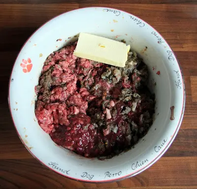 BARF-Rezept-Kalbkopffleisch